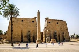 Luxor Temple illuminated at night — Private Karnak and Luxor Temples Cultural Tour